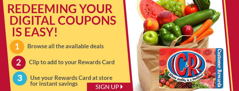 Redeeming Your Digital Coupons Is Easy!