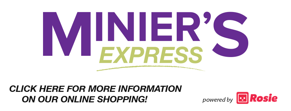 INTRODUCING MINIER'S EXPRESS ONLINE SHOPPING!