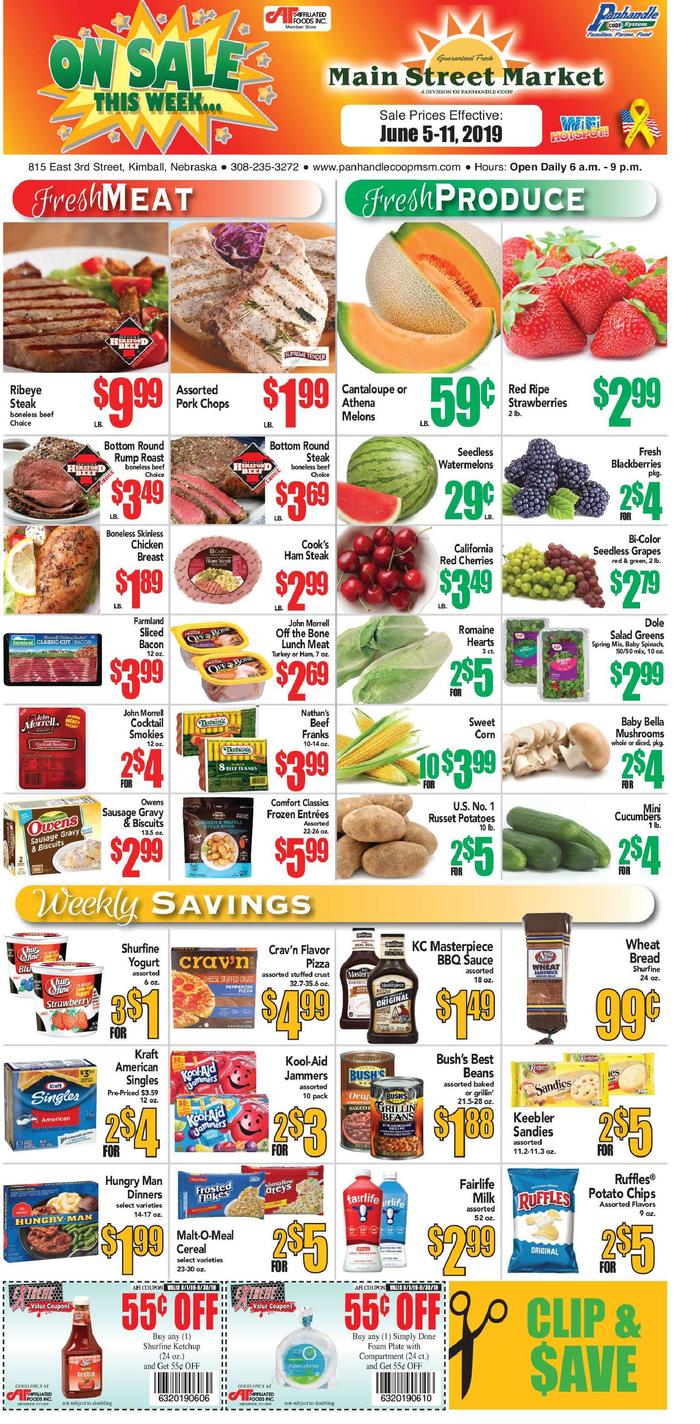 Kimball Main Street Market  Specials