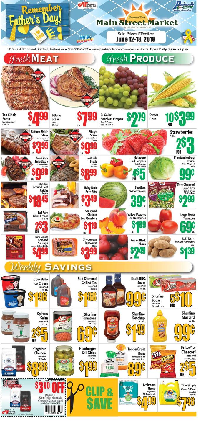 Kimball Main Street Market  Specials