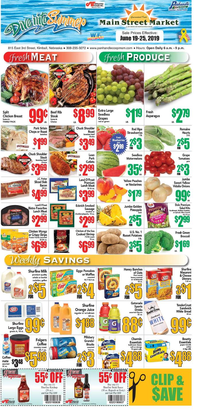 Kimball Main Street Market  Specials