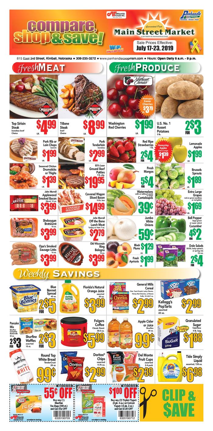 Kimball Main Street Market  Specials