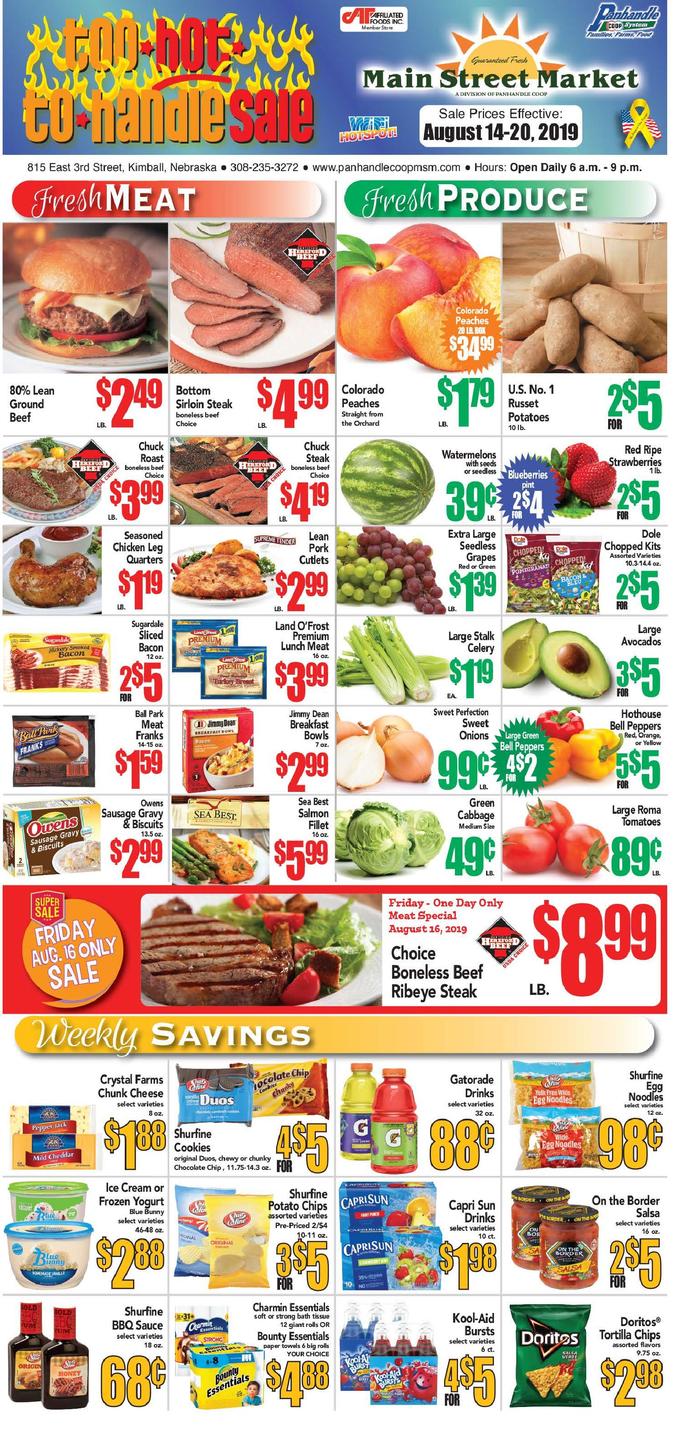 Kimball Main Street Market  Specials