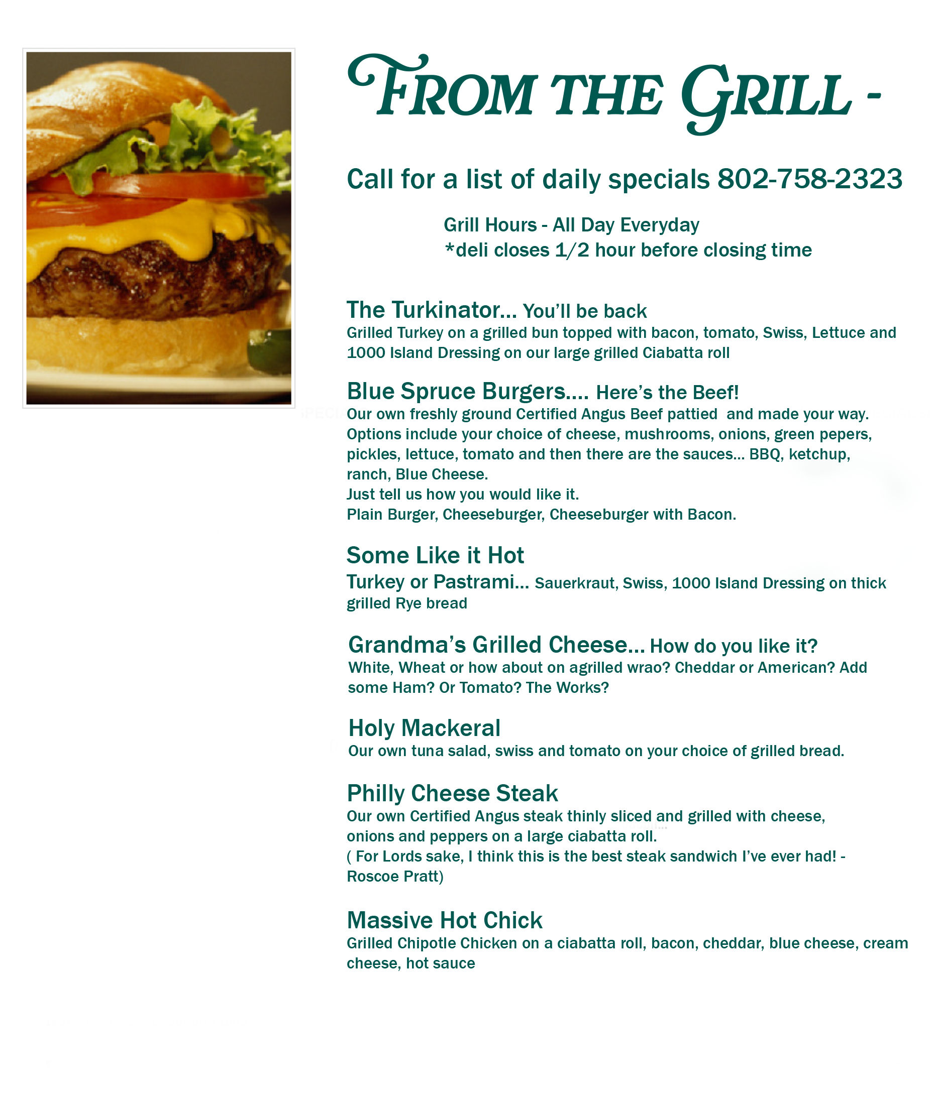 From the Grill