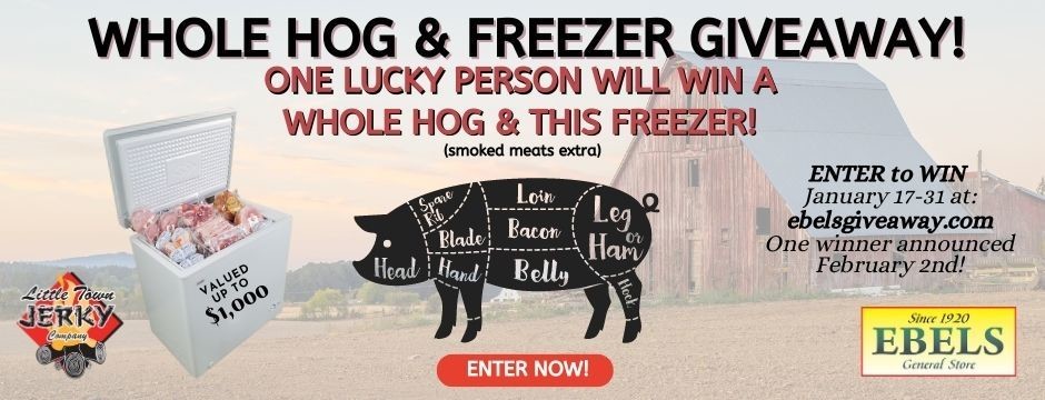 Pork & Freezer Giveaway
