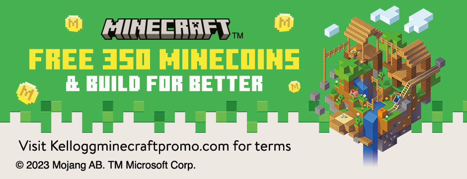 MINECRAFT™ - Free 350 MINECOINS and build for better.