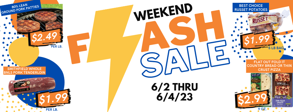 Flash Sale - June 2nd thru June 4th