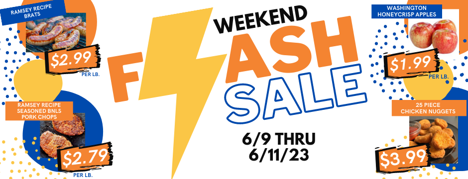Flash Sale - June 9th thru June 11th