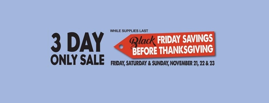 3 Day Sale