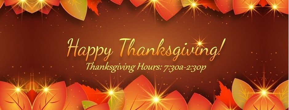 Thanksgiving Hours