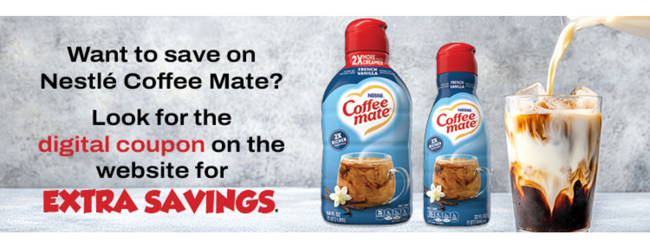 Coffee Mate extra savings