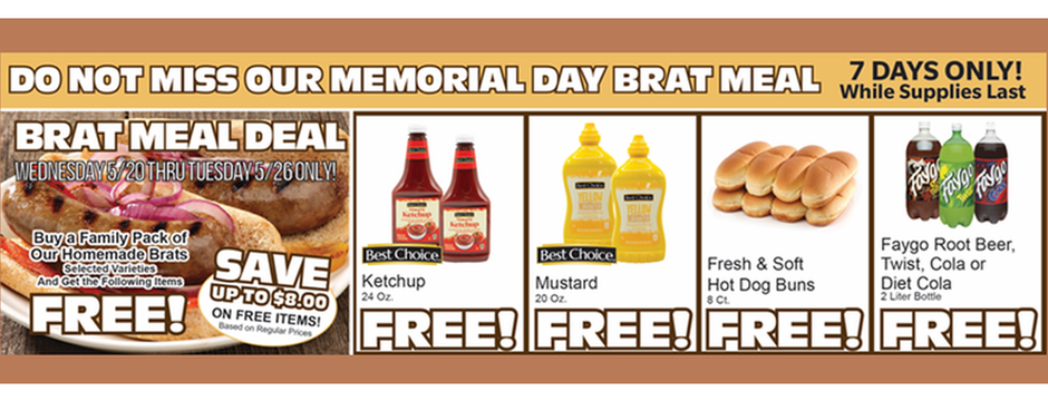 Brat Meal Deal