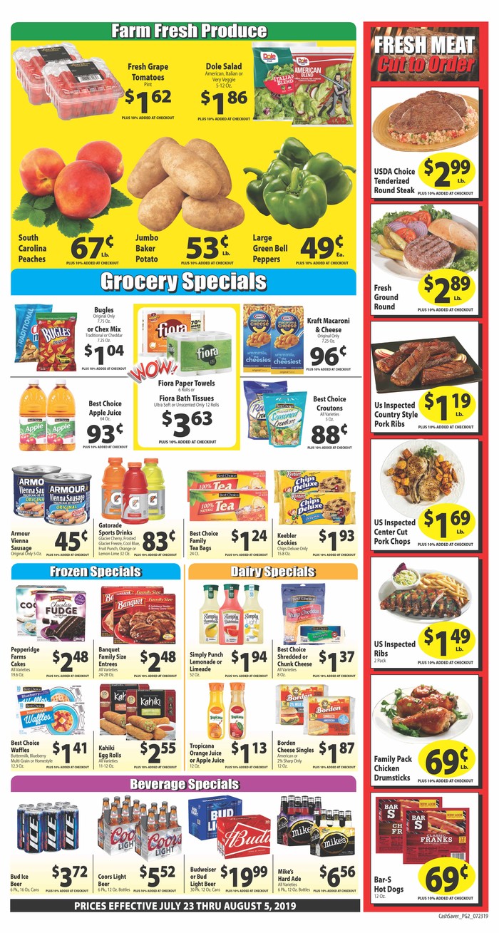 CashSaver Paducah | Ad Specials