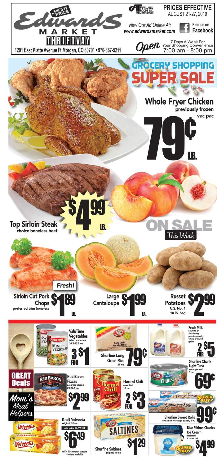 Edwards Right Price Market Ad Specials
