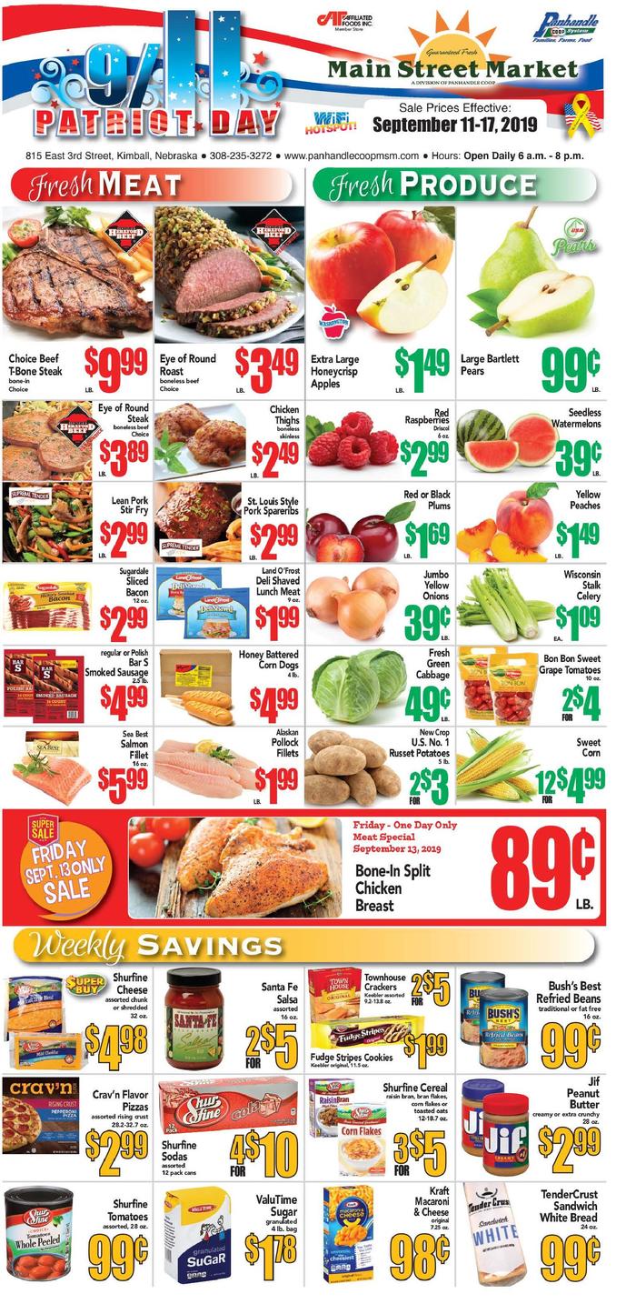 Kimball Main Street Market  Specials