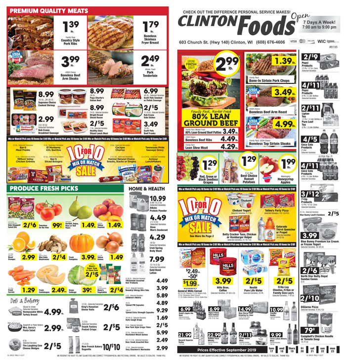 Clinton Foods IGA | Ad Specials