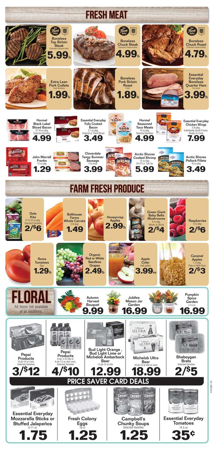 Chamberlain Food Center Ad Specials