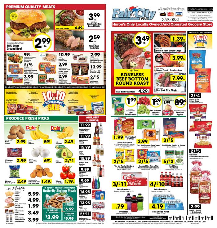 Fair City Foods | Ad Specials