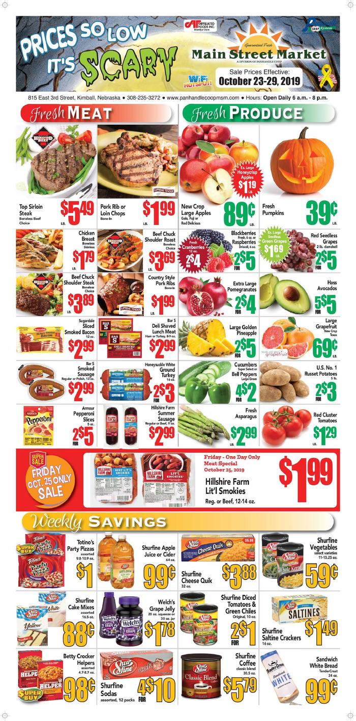 Kimball Main Street Market  Specials
