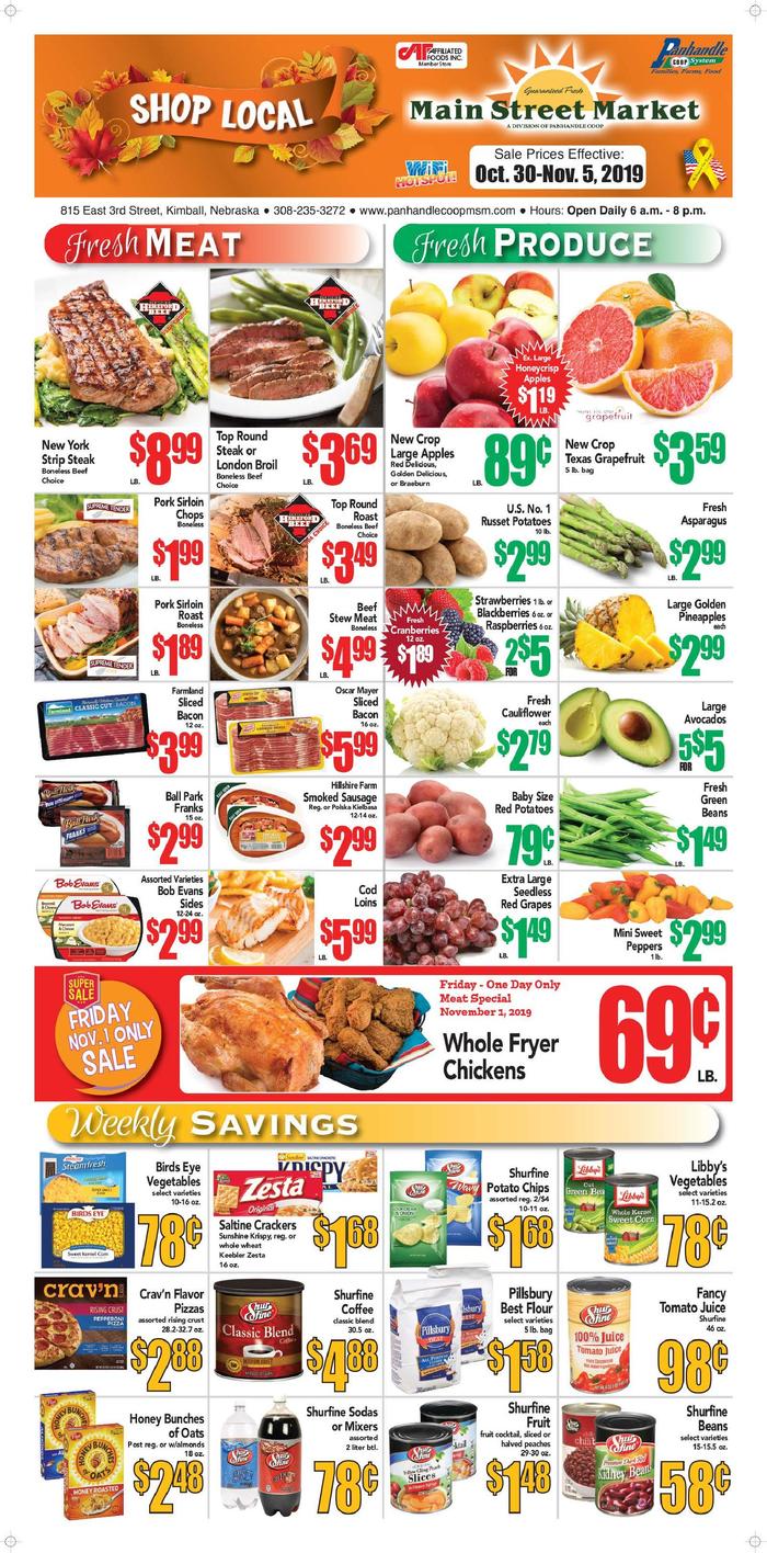 Kimball Main Street Market  Specials