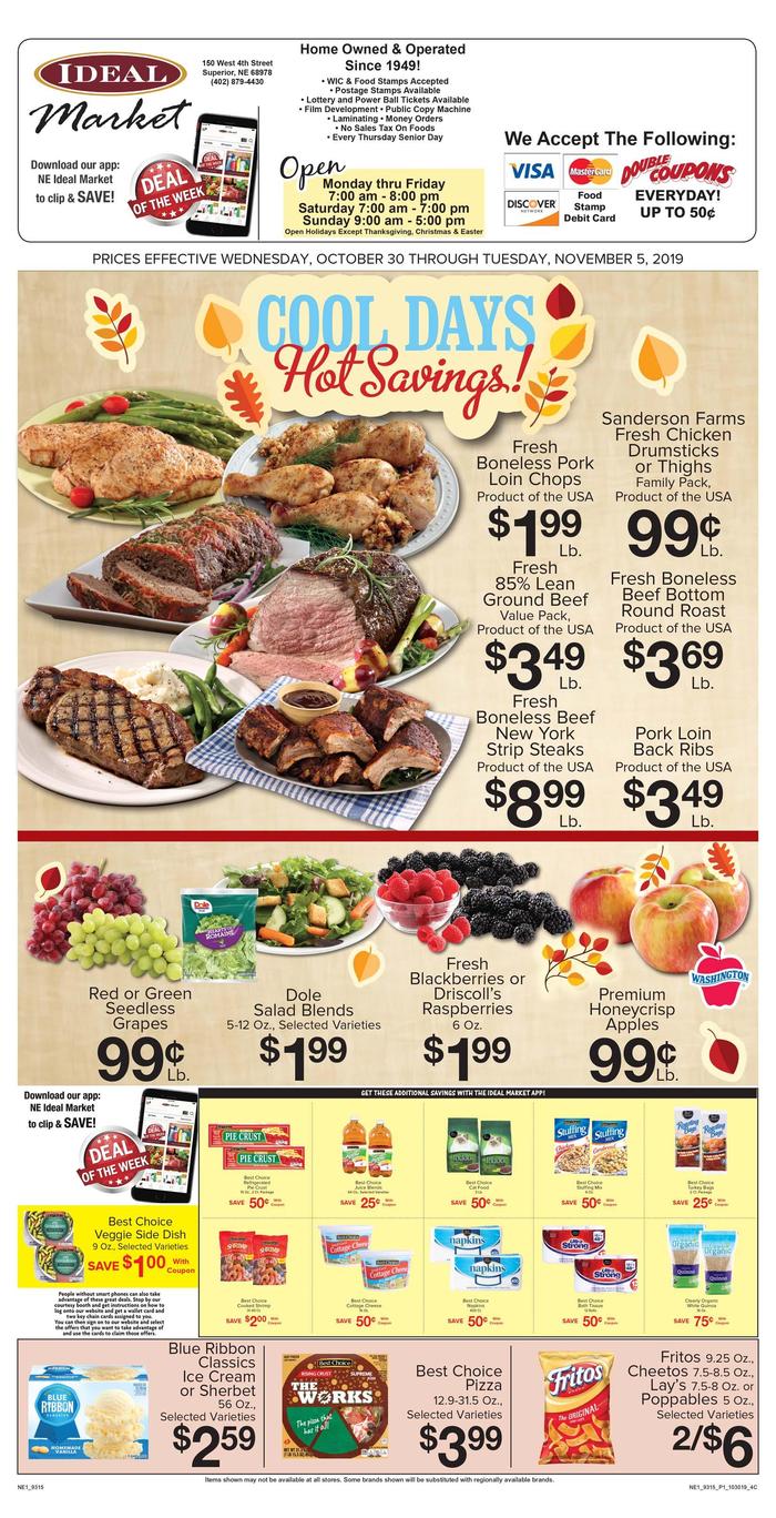 Ideal Market Ad Specials