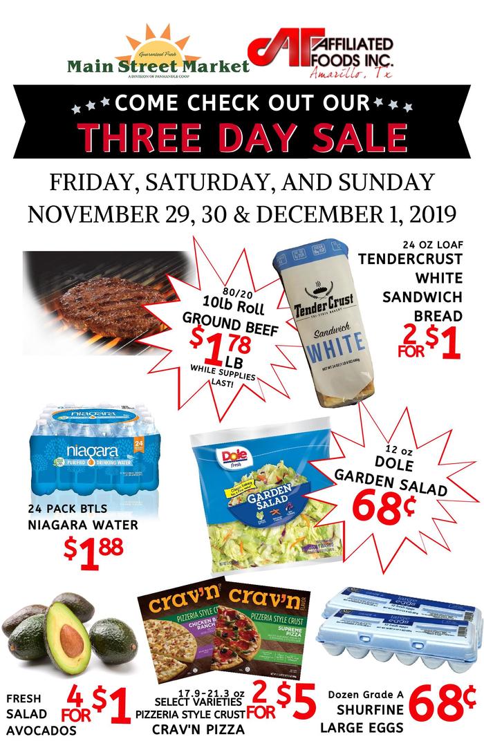 Kimball Main Street Market  Specials