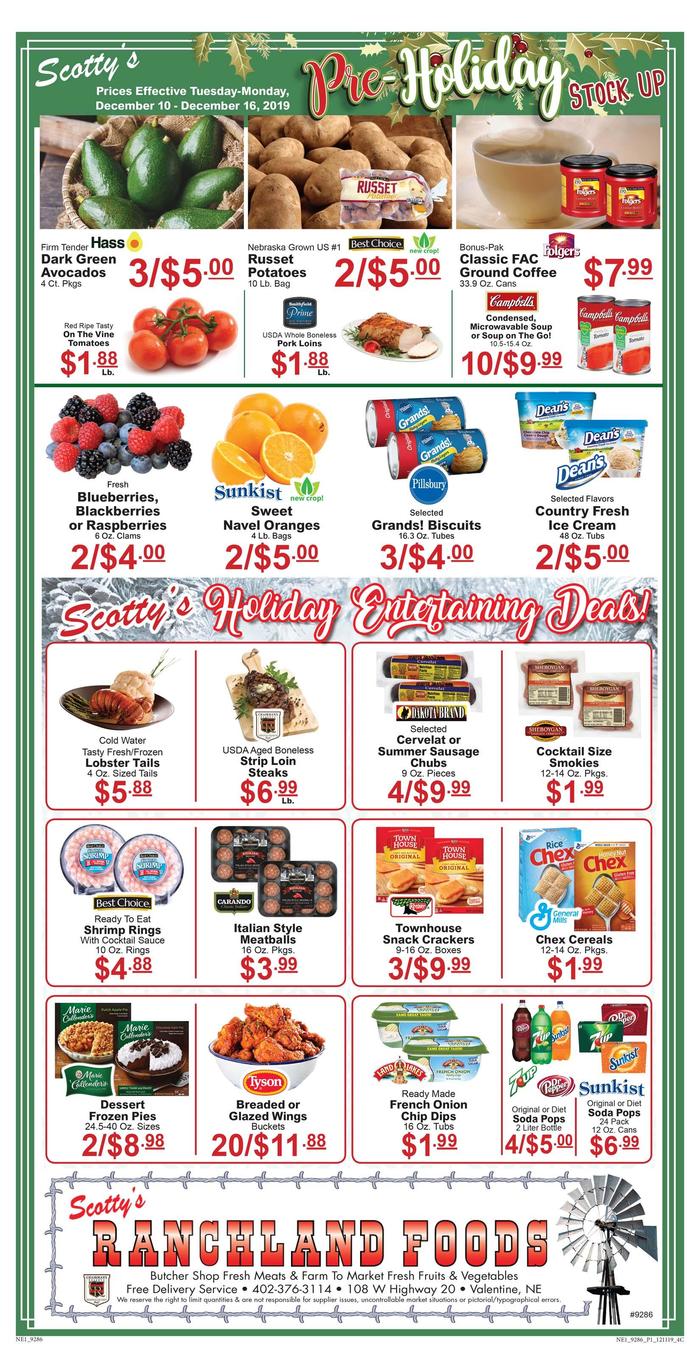 Scotty's Ranchland Foods | Ad Specials