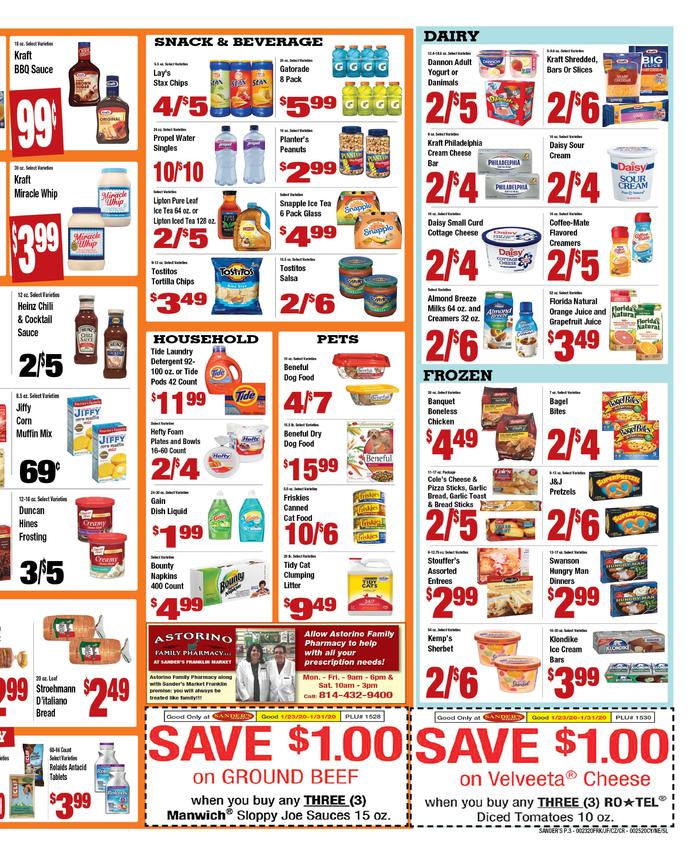 Sander's Markets Carrollton Ad Specials