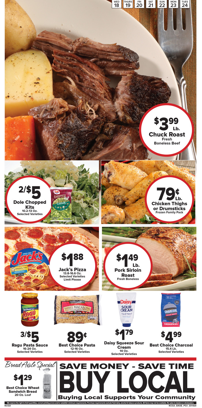 Rod s thriftway concordia ad specials