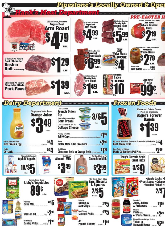 Hank's Foods | Ad Specials