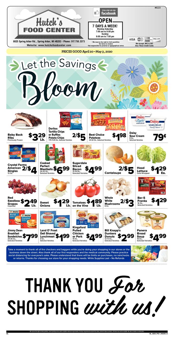 Hutch s food center ad specials