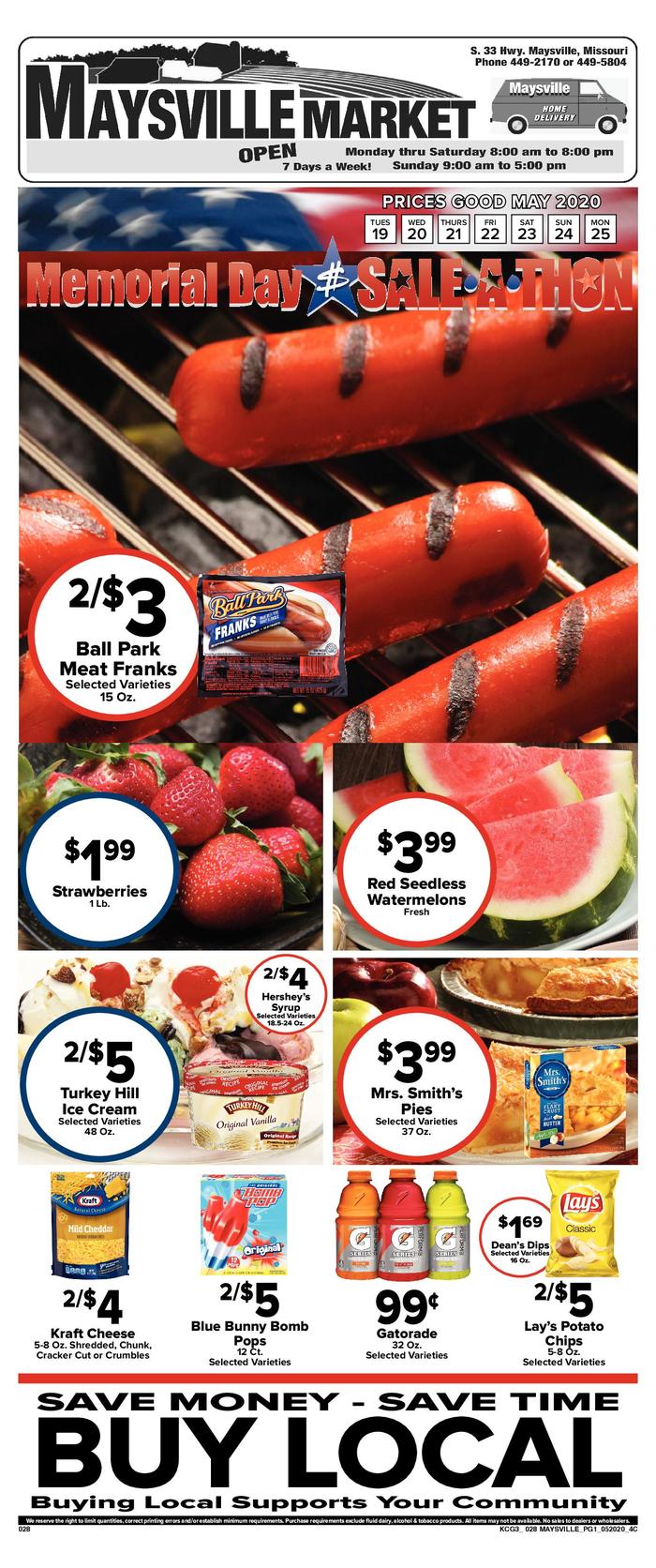 Maysville Market Ad Specials