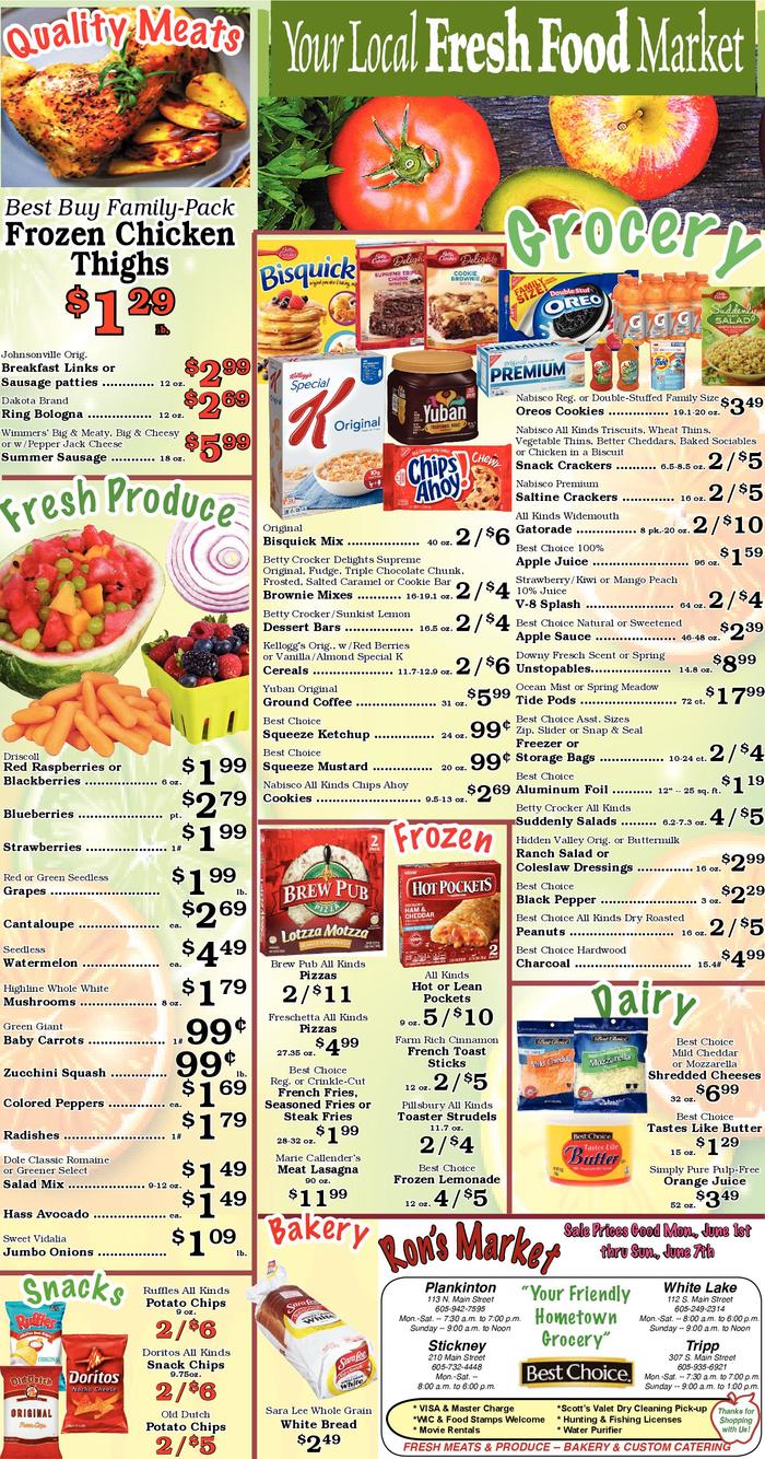 Ron's Market Ad Specials