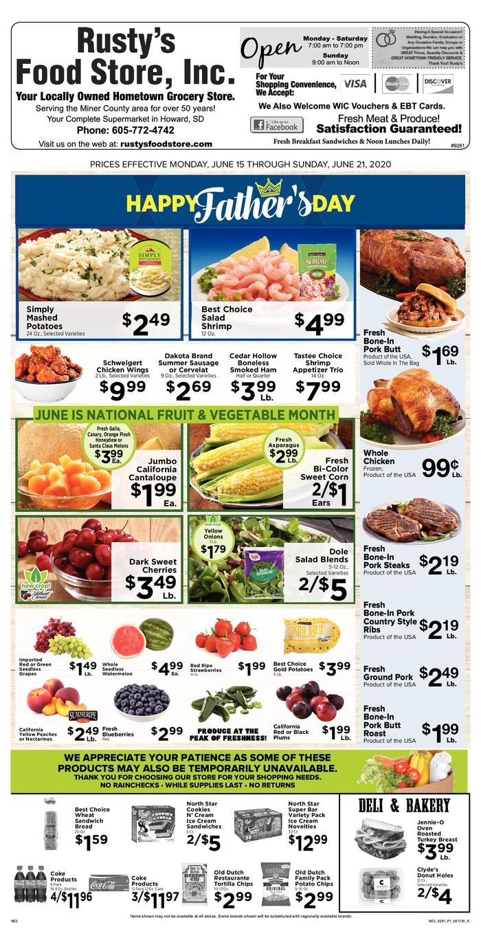 Rusty s food store ad specials