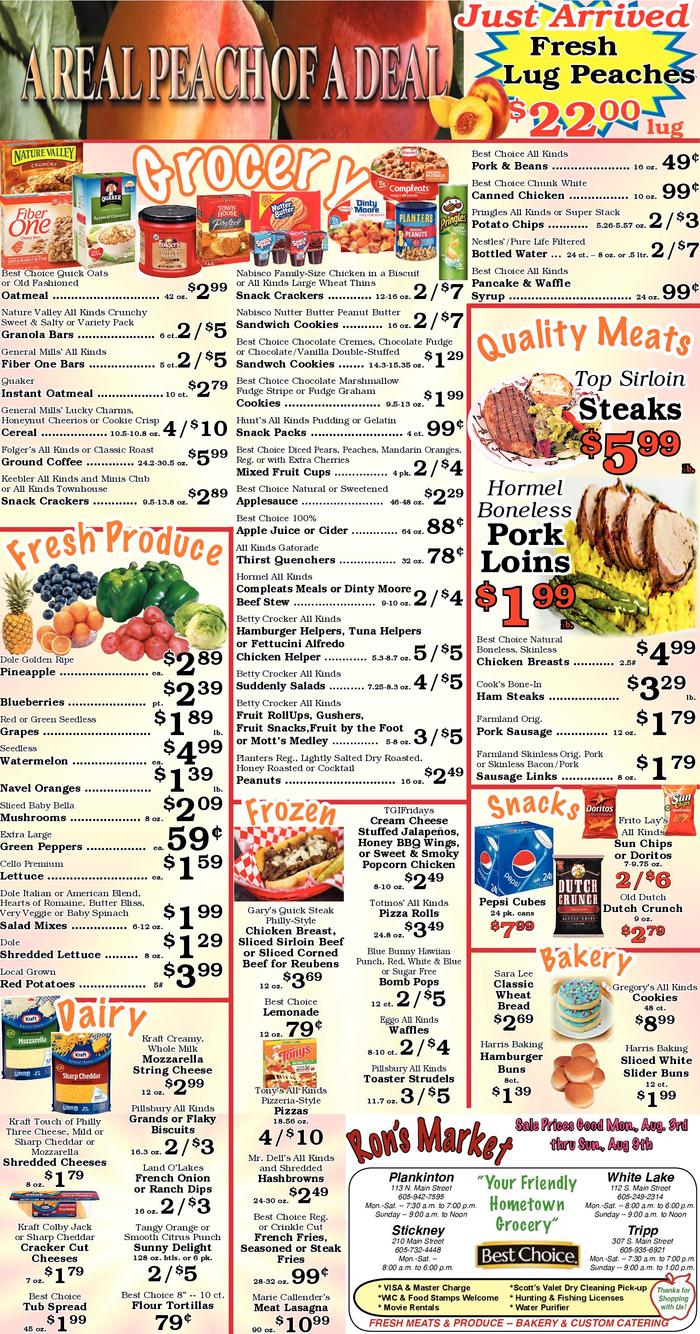 Ron's Market Ad Specials