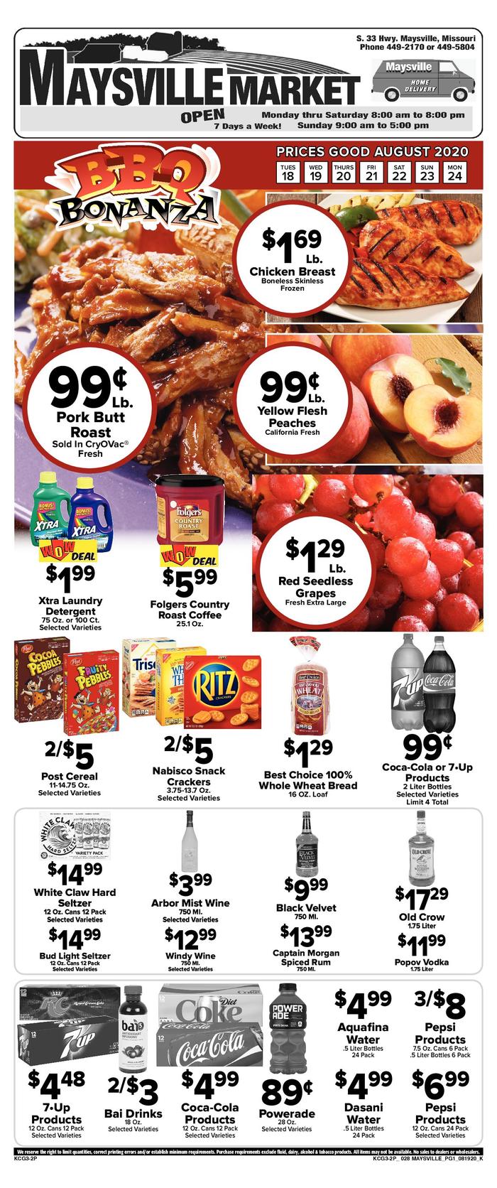 Maysville Market Ad Specials