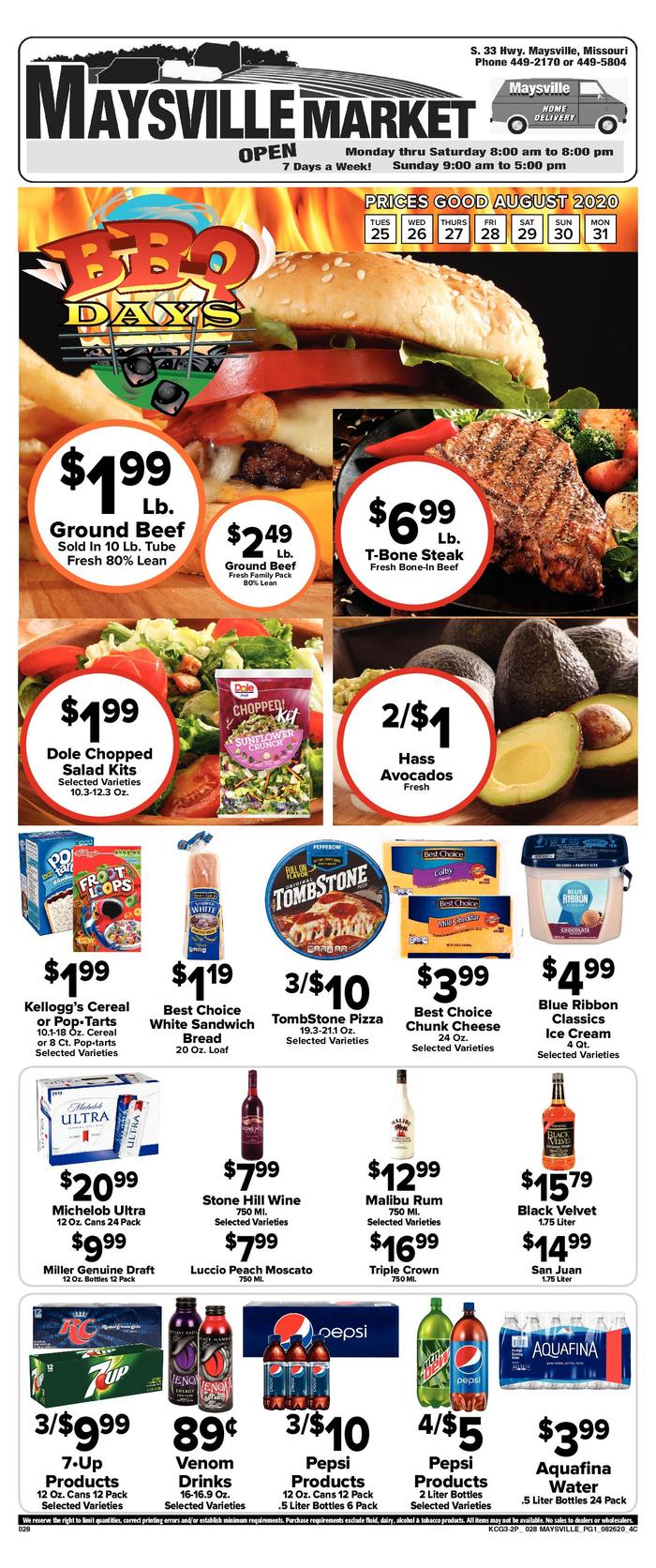 Maysville Market Ad Specials