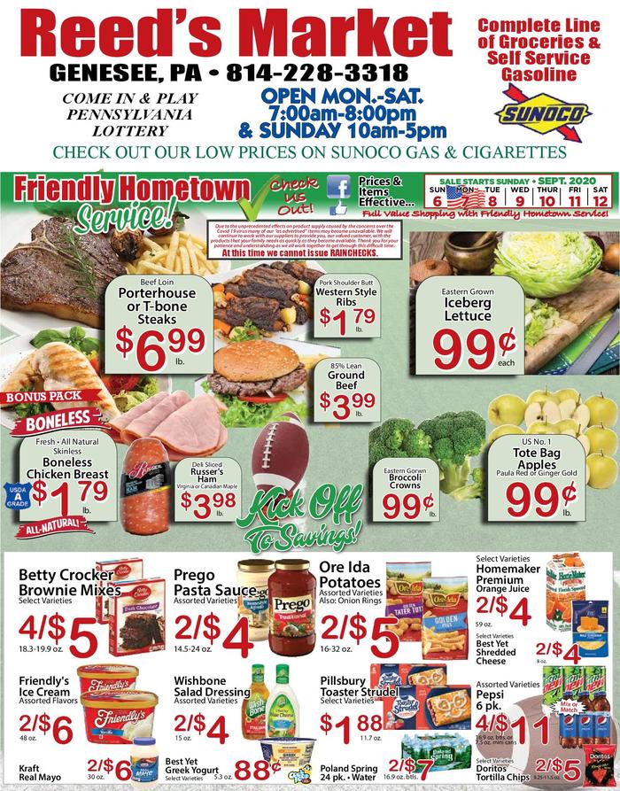 Reed's Market Ad Specials