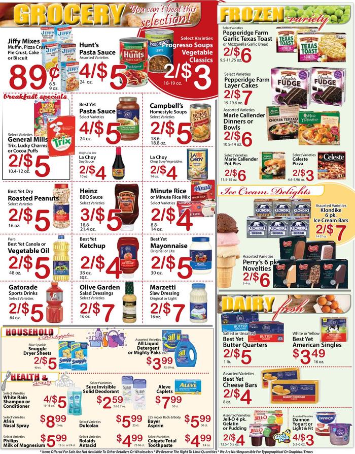 Mt. View Market Place | Ad Specials