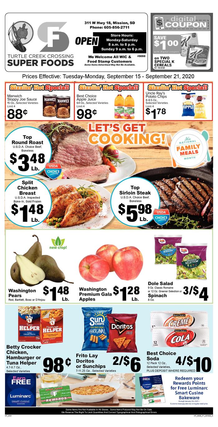 Turtle Creek Crossing Super Foods | Ad Specials