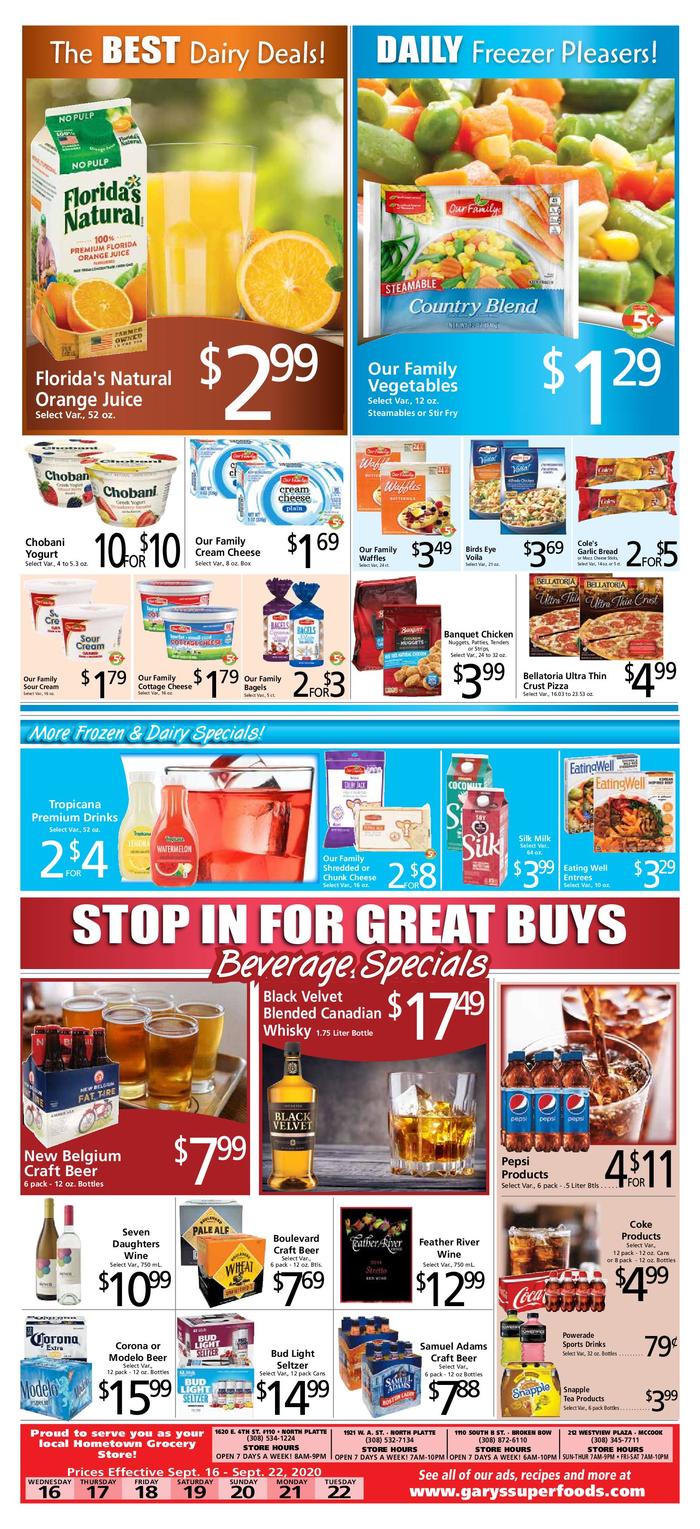 Gary's Super Foods | Ad Specials