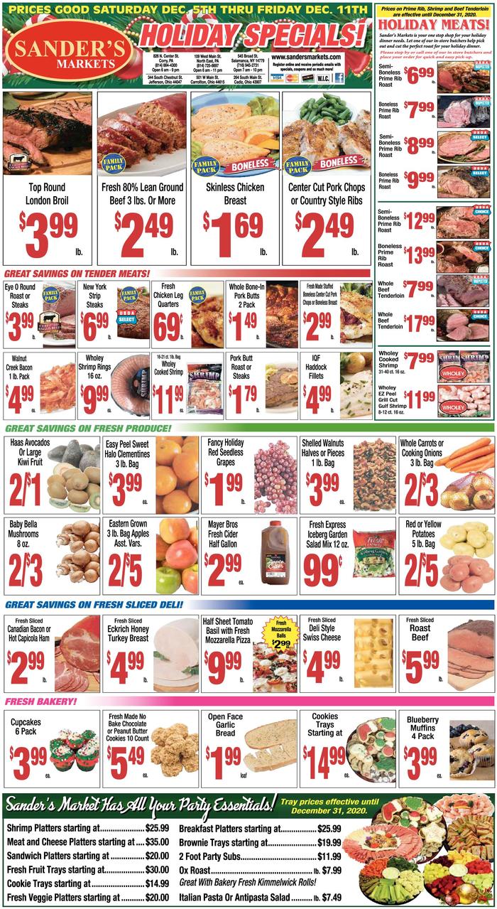 Sander's Markets Carrollton Ad Specials