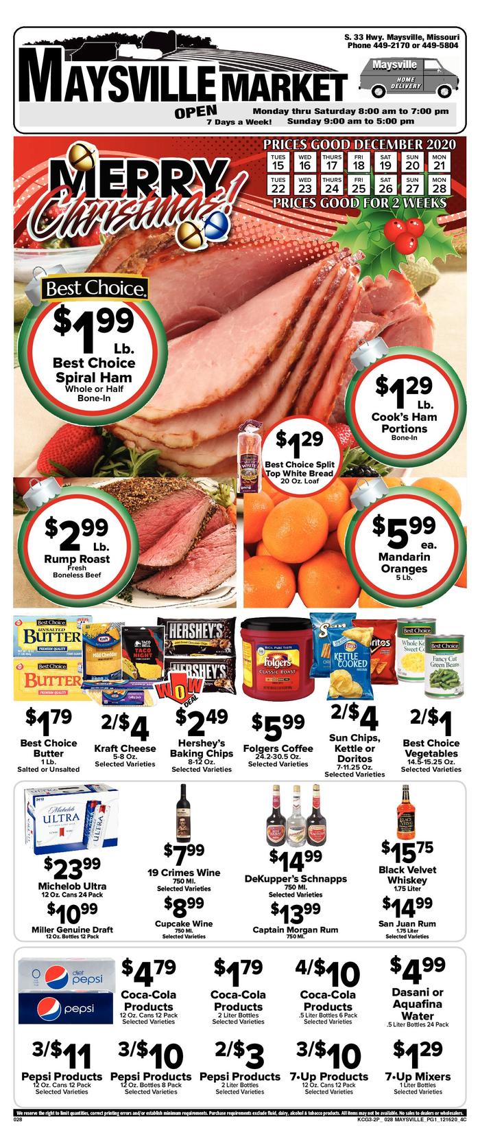 Maysville Market Ad Specials
