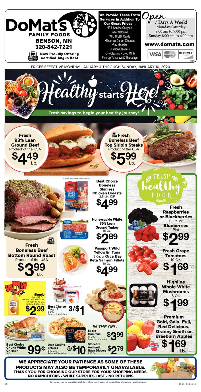 DoMat's Family Foods Ad Specials