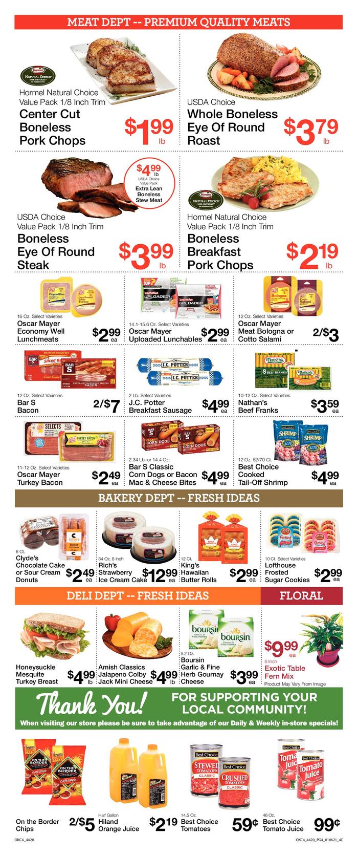 Lindley's Grocery | Ad Specials