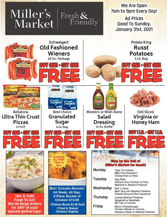 Miller's Market Ad Specials