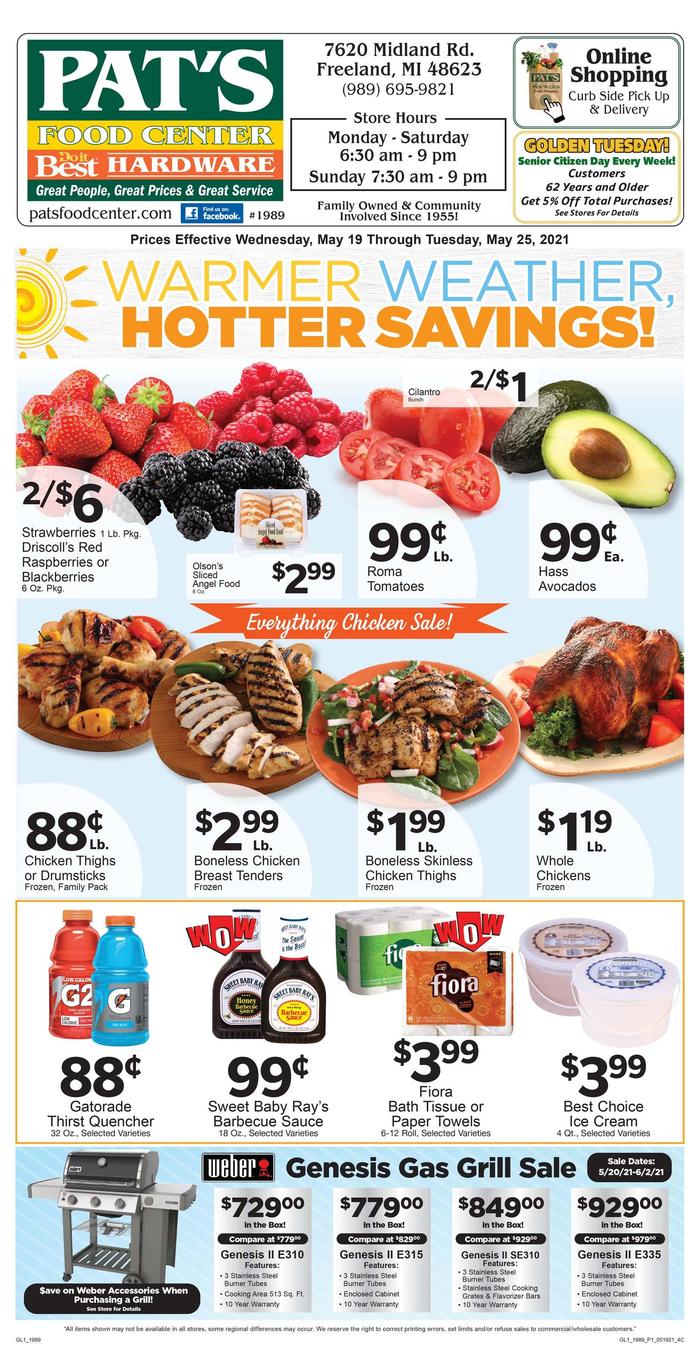 Pat's Food Center Ad Specials