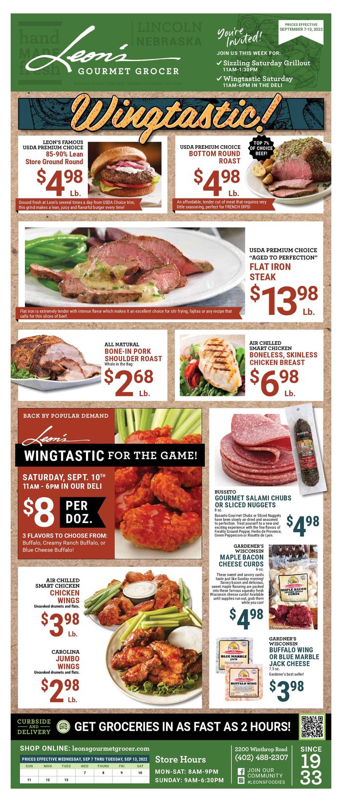 Leon's Gourmet Grocer | Ad Specials