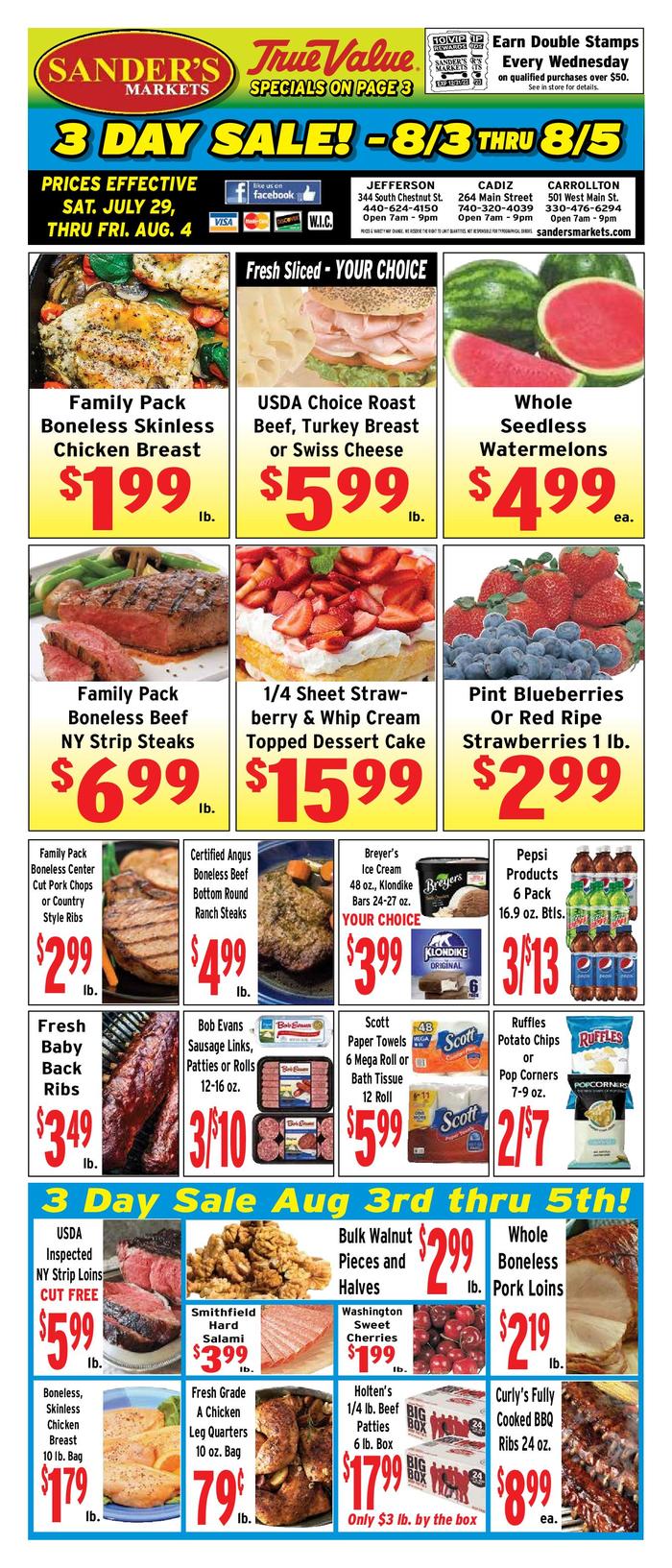 Sander's Markets Carrollton Ad Specials