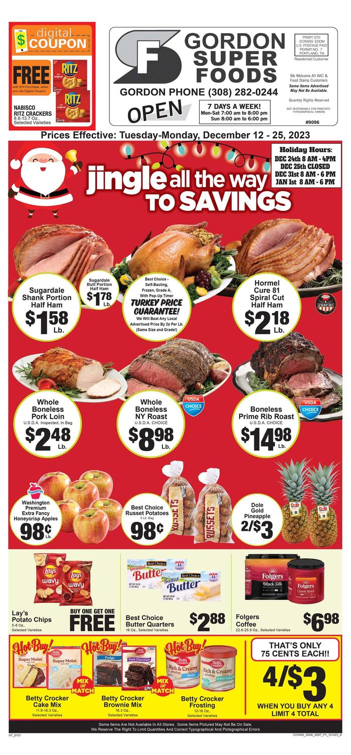 Gordon Super Foods Ad Specials